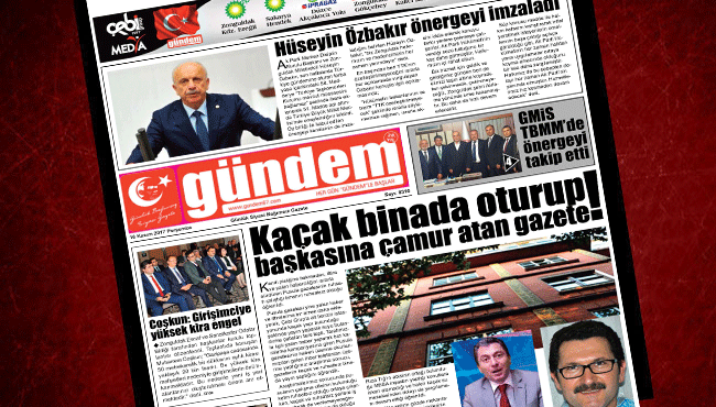 16 Kasım 2017 Gündem Gazetesi