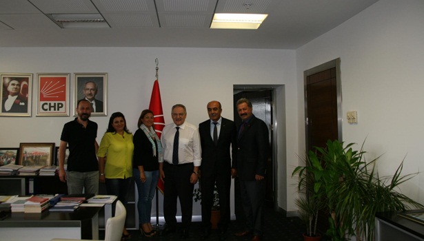 CHP Ereğli İlçe Örgütü genel merkezi ziyaret etti