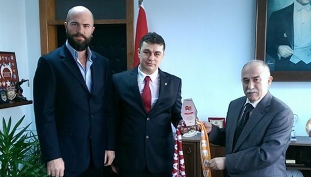 Kdz Ereğli Galatasaray Taraftarları Derneği tanışma ziyaretlerini bugünde sürdürdü