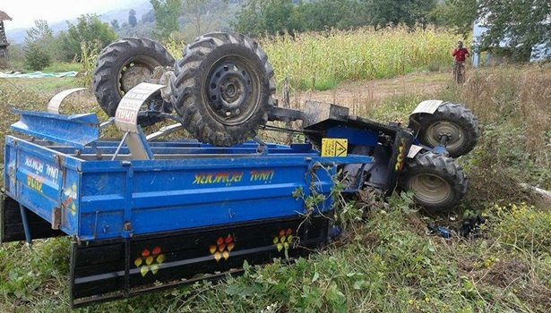 Akçakoca´da tarım işçileri kaza yaptı: 3 yaralı