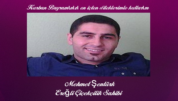 Kdz Ereğli Çiçekçilik sahibi Mehmet Şentürk