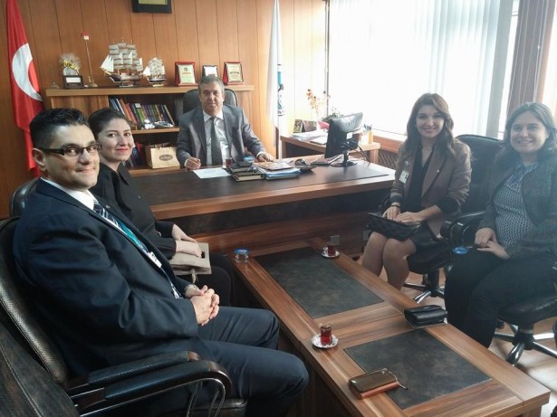 Anadolu Hastanesi Yöneticileri, Milli Eğitim Müdürünü ziyaret etti