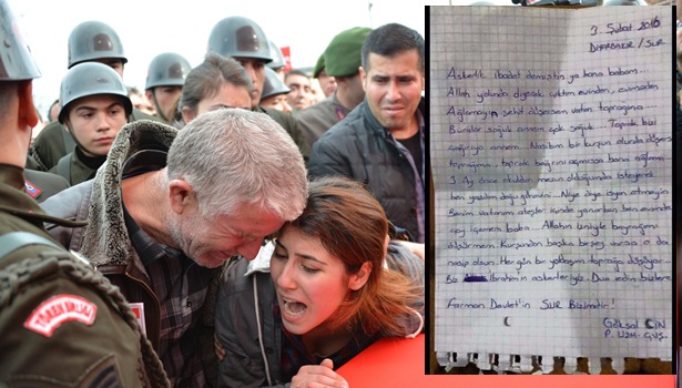 Zonguldaklı şehidin yürek burkan son mektubu