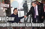 Vali Çınar engelli istihdamı için konuştu!..