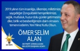 Ömer Selim ALAN Yeni Yıl Mesajı!..