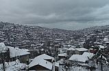 Beyaza bürünen Zonguldak havadan görüntülendi