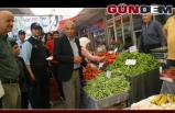 Başkan Bozkurt, pazar yerinde denetledi!..