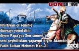 Çebi Grup’tan Fatih Sultan Mehmet mesajı