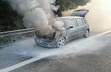 Otomobil alev alev yandı!..