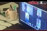 AK Parti İl yönetimi video konferans sistemi ile toplandı...