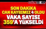 Türkiye'de Corona'dan can kaybı 4, vaka sayısı 359 oldu
