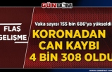 Türkiye'de koronavirüsten can kaybı 4 bin 308'e yükseldi