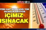 Zonguldak’ta bu hafta yağış yok, sıcaklık artıyor