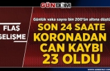 Türkiye'de son 24 saatte 1192 yeni vaka: Koronavirüs nedeniyle 23 kişi yaşamını yitirdi