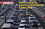 Zonguldak'ta trafiğe kayıtlı araç sayısı açıklandı
