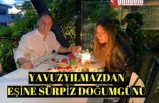 Cumhuriyet Halk Partisi Zonguldak Milletvekili Deniz Yavuzyılmaz eşi Serpil Yavuzyılmaz'a doğum günü sürprizi.