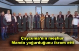 Gençer ve yönetim kurulu üyeleri, İsmail Ergüneş'i ziyaret etti.