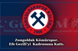 Zonguldak Kömürspor, Efe Gecili'yi  Kadrosuna Kattı. 