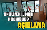 Zonguldak İl Milli Eğitim Müdürlüğünden Açıklama