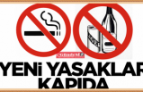 Alkol ve sigara için yeni yasaklar!