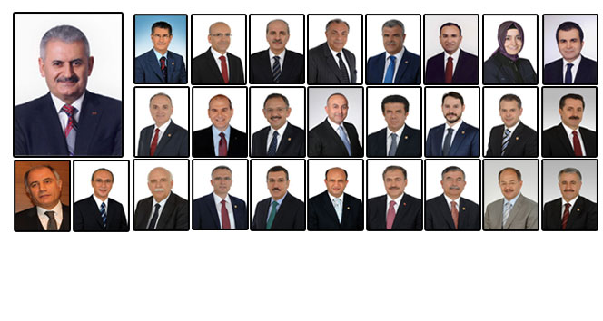 65. Türkiye Cumhuriyeti Hükümeti onaylandı.İşte yeni kabine