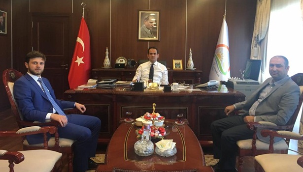 Ömer Yazıcıoğlu,Tarım ve Hayvancılık Bakanlığı Müsteşarı Yazıcı´yı ziyaret etti