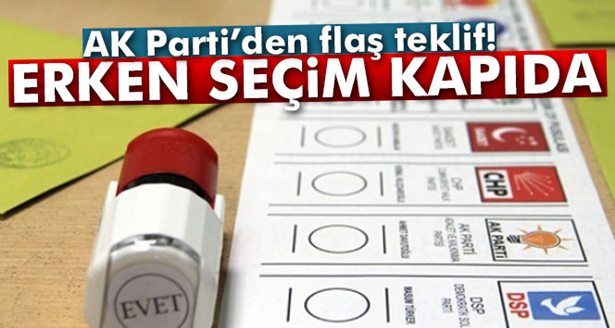 AK Parti´den öneri: 3 yılda 3 seçim