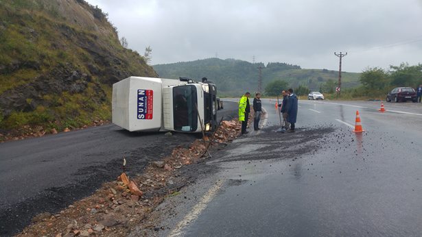 Zonguldak-Ereğli karayolunda kaza