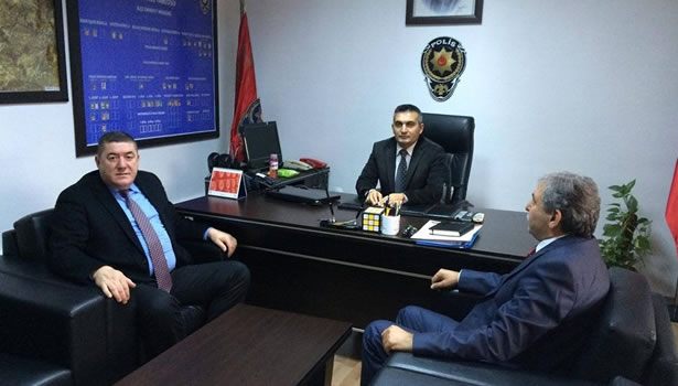 Başkan Nuri Tekin´den polis teşkilatına destek ziyareti