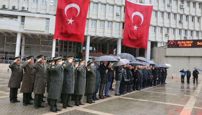 Zonguldak'ta tören düzenlendi