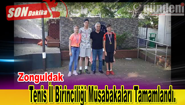 Zonguldak; Tenis İl Birinciliği Müsabakaları Tamamlandı.