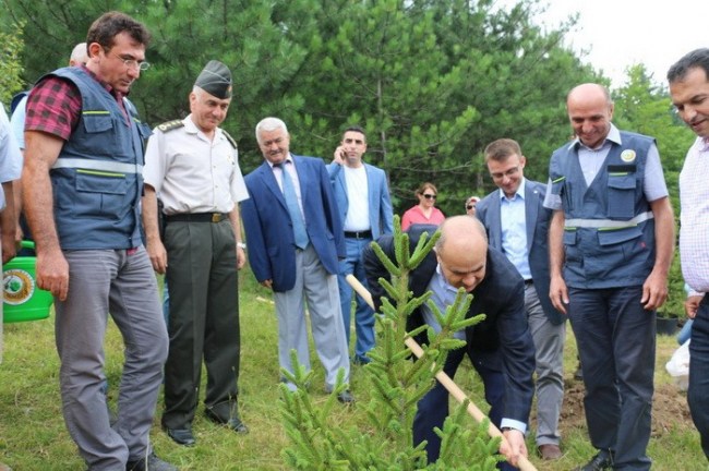 15 Temmuz Demokrasi Şehitleri adına hatıra ormanı kuruldu