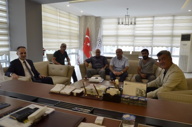 Kapusuz'dan Başkan Yiğit'e ziyaret