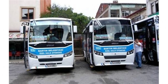 Bartın'da özel halk otobüslerine ilave yapıldı