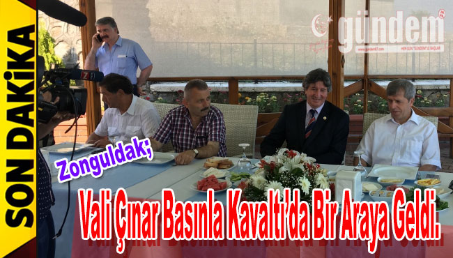 Vali Çınar Basınla Kahvaltı'da Bir Araya Geldi.