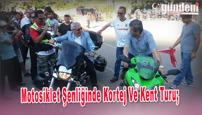 Kozlu'da Motosiklet Şenliğinde Kortej Ve Kent Turu