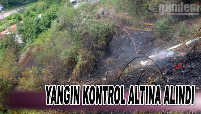 Kozlu'da Yangın Kontrol Altına Alındı