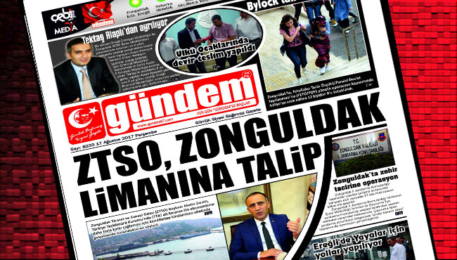 17 Ağustos 2017 Gündem Gazetesi
