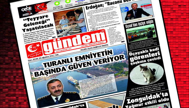 22 Ağustos 2017 Gündem Gazetesi