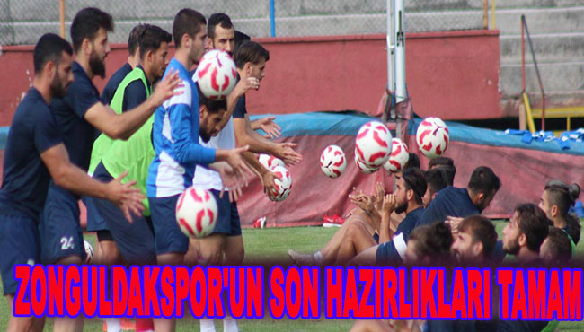 Zonguldakspor'un Son Hazırlıklar Tamam