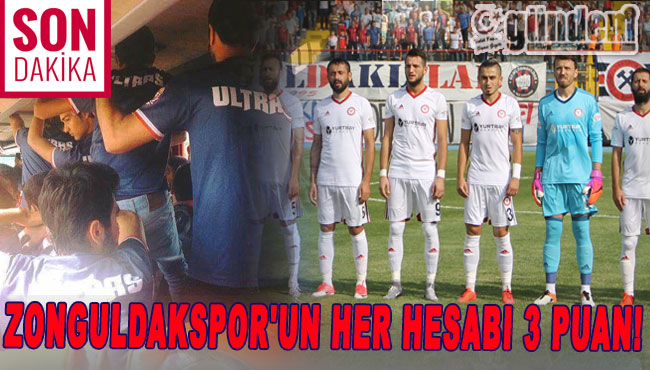 Zonguldakspor'un her hesabı 3 puan!