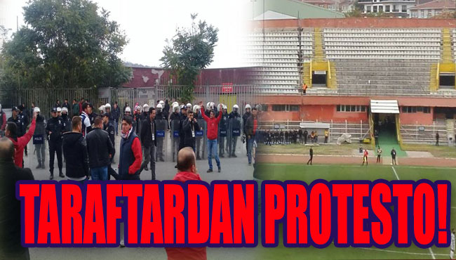 Zonguldakspor taraftarlarından Protesto!