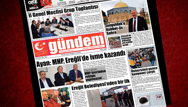 14 Kasım 2017 Gündem Gazetesi