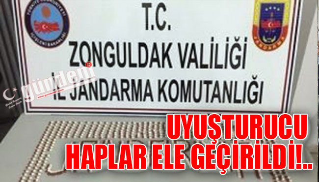 UYUŞTURUCU HAPLAR ELE GEÇİRİLDİ!..
