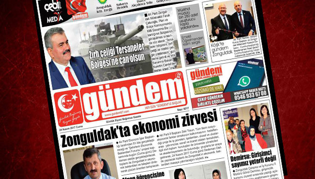 24 Kasım 2017 Gündem Gazetesi