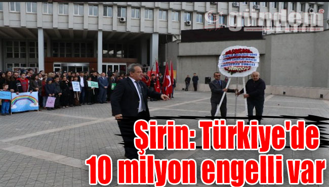 Şirin: Türkiye'de 10 milyon engelli var