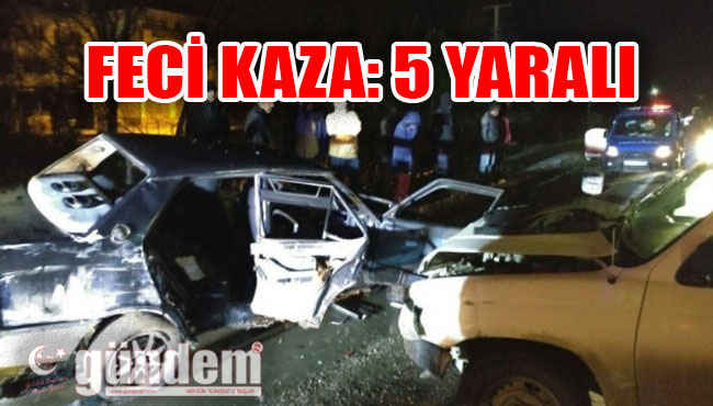 Zonguldak'ta Feci Kaza: 5 Yaralı