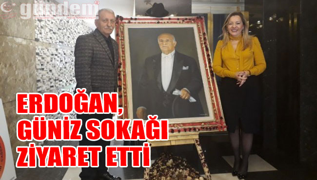 Erdoğan, Güniz Sokağı ziyaret etti