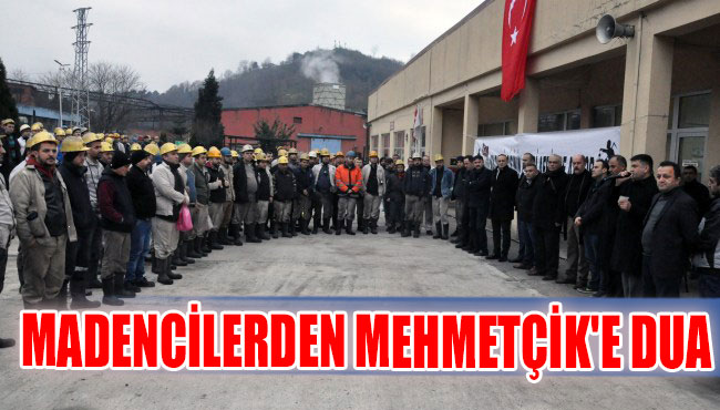 Madencilerden Mehmetçik'e dua
