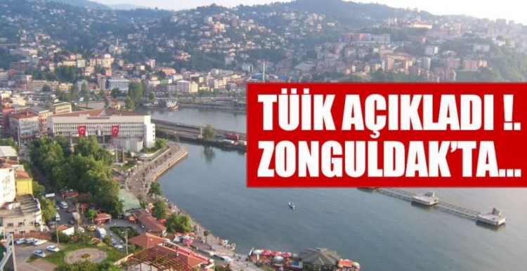 TÜİK açıkladı. Zonguldak'ta ilginç istatistikler
